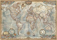 Wereldkaart | 85 x 60 cm | 1500 stukjes