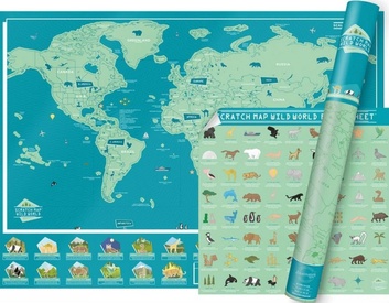 Scratch Map Wild World | Luckies