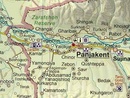Wegenkaart - landkaart GM Tajikistan Northern Tajikistan - Noord Tadzjikistan | Gecko Maps