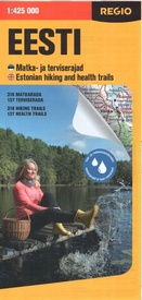 Wegenkaart - landkaart Estland hiking and health trails | Jana Seta