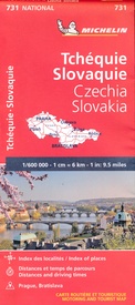 Wegenkaart - landkaart 731 Tsjechië en Slowakije | Michelin
