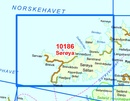 Wandelkaart - Topografische kaart 10186 Norge Serien Sørøya | Nordeca