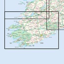 Wegenkaart - landkaart Ireland South ( Ierland ) | Ordnance Survey Ireland