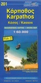 Wegenkaart - landkaart 201 Karpathos - Kassos | Road Editions