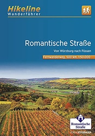 Wandelgids Hikeline Fernwanderweg Romantische Straße | Esterbauer