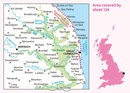 Wandelkaart - Topografische kaart 134 Landranger  Norwich & The Broads, Great Yarmouth | Ordnance Survey