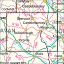 Topografische kaart - Wandelkaart 35 Discovery Cavan, Louth, Meath, Monaghan | Ordnance Survey Ireland