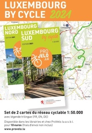 Fietskaart Luxembourg by Cycle Nord - Sud | LVI