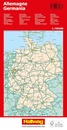 Wegenkaart - landkaart Road maps Deutschland 2026 Duitsland | Hallwag