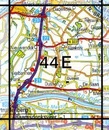 Topografische kaart - Wandelkaart 44E Almkerk | Kadaster