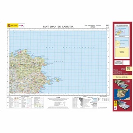 Topografische kaart 773 MT50 Sant Joan de Labritja (Ibiza) | CNIG - Instituto Geográfico Nacional1