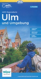 Fietskaart ADFC Regionalkarte Ulm und Umgebung | BVA BikeMedia