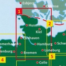 Wegenkaart - landkaart 01 Schleswig-Holstein – Hamburg | Freytag & Berndt