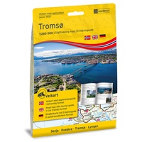 Tromsø 1:250,000 w/booklet Experience Guide road