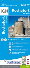 Wandelkaart - Topografische kaart 1430OT Rochefort - Marennes | IGN - Institut Géographique National