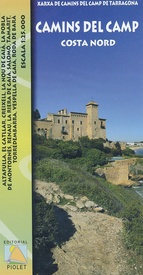 Wandelkaart Camins del Camp de Tarragona, Costa Nord | Editorial Piolet