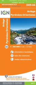 Wegenkaart - landkaart 721306 Ariège - Pyrénées Orientales | IGN - Institut Géographique National
