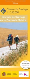 Pelgrimsroute (kaart) - Wandelkaart Caminos de Santiago en España y Portugal | CNIG - Instituto Geográfico Nacional