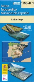 Wandelkaart - Topografische kaart 1108-II/I La Restinga (El Hierro) | CNIG - Instituto Geográfico Nacional