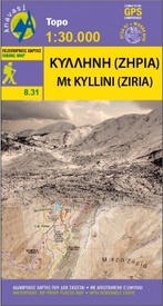 Wandelkaart 8.31 Mt. Kyllini (Ziria) | Anavasi