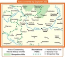 Wandelkaart - Topografische kaart 203 Explorer  Ludlow  | Ordnance Survey