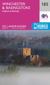 Wandelkaart - Topografische kaart 185 Landranger  Winchester & Basingstoke, Andover & Romsey | Ordnance Survey