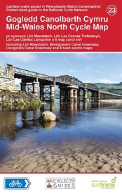 Fietskaart 23 Cycle Map Mid Wales - North | Walk Wheel Cycle Trust | Sustrans