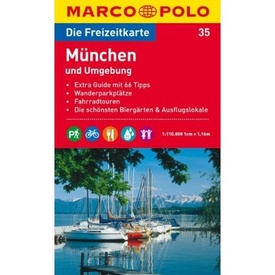 Wegenkaart - landkaart 35 Marco Polo Freizeitkarte München und Umgebung | Marco Polo