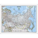 Wandkaart - Wandkaart Russia – Rusland, 77 x 60 cm | National Geographic Wandkaart Russia – Rusland, 77 x 60 cm | National Geographic