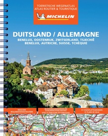 Wegenatlas Duitsland Benelux Zwitserland Oostenrijk Tsjechie 2022-2023 | Michelin