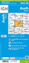 Wandelkaart 1843 SB - Serie Bleue Auch | IGN - Institut Géographique National