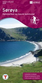 Wandelkaart 2635 Turkart Sørøya | Nordeca