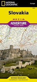 Wegenkaart - landkaart 3323 Adventure Map Slovakia - Slowakije | National Geographic