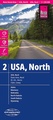 Wegenkaart - landkaart 2 USA 2 Noord | Reise Know How