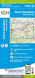 Wandelkaart - Topografische kaart 1946SB St-Gaudens, Salies-du-Salat | IGN - Institut Géographique National