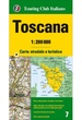 Fietskaart - Wegenkaart - landkaart 07 Toscana - Toscane | Touring Club Italiano