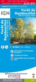 Topografische kaart - Wandkaart 2215OTR Forêt de Rambouillet | IGN - Institut Géographique National