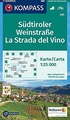 Wandelkaart 685 Südtiroler Weinstrasse - La Strada del Vino | Kompass