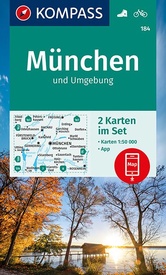 Wandelkaart 184 München | Kompass