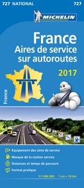 Wegenkaart - landkaart 727 France Aires de Service sur autoroutes - Frankrijk | Michelin