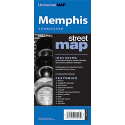 Stadsplattegrond Memphis | Universal maps