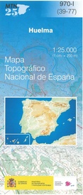 Topografische kaart 970-I Huelma | CNIG - Instituto Geográfico Nacional