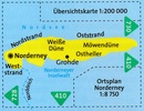 Wandelkaart 729 Insel Norderney | Kompass
