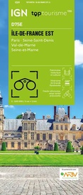 Fietskaart - Wegenkaart - landkaart D75E Top D100 Ile-de-France Est Paris Seine-Saint-Denis Val de Marne3 | IGN - Institut Géographique National