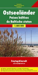 Wegenkaart - landkaart Ostseelander - Oostzeelanden | Freytag & Berndt