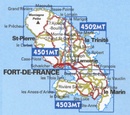 Wandelkaart - Topografische kaart 4503MT Le Marin - Presqu'île Trois Ilets - PNR Martinique | IGN - Institut Géographique National