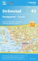Wandelkaart - Topografische kaart 43 Sverigeserien Strömstad | Norstedts