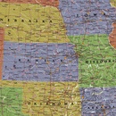 Wandkaart 22081 USA United States - Decorator | 110 x 77 cm | National Geographic