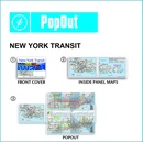 Stadsplattegrond Popout Map New York transit - openbaar vervoer | Compass Maps