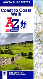 Wandelatlas Adventure Atlas Coast to Coast Walk | A-Z Map Company